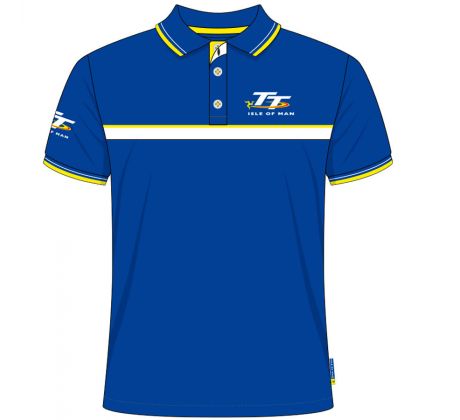 Polo tričko TT Racing Blue - POSLEDNÍ KUS