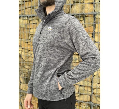 TrackTop TT s kapucí a 3/4 zipem